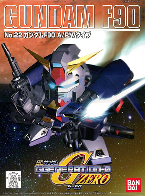 【中古】SDガンダム G-GENERATION No.22 ガンダムF90 プラモデル[バンダイ]