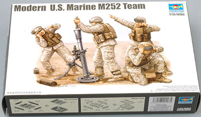 1/35 アメリカ海兵隊M252迫撃砲チーム プラモデル