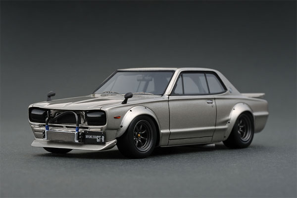 1/43 Nissan Skyline 2000 GT-R (KPGC10) Semi Works Silver ※Watanabe