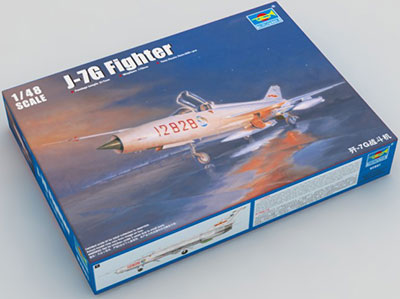 1/48 中国空軍 J-7G 多用途戦闘機 プラモデル[トランペッターモデル