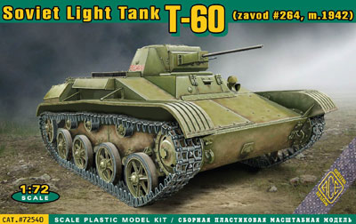 1/72 露・T-60軽戦車1942年型 プラモデル[ACE]《取り寄せ※暫定》