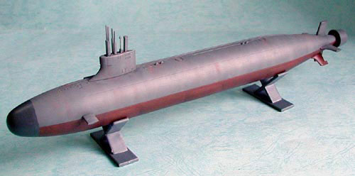 【中古】1/350 米シーウルフ級攻撃型原子力潜水艦SSN-21/22 プラモデル[BRONCO]