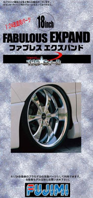 THE★ホイールシリーズ No.37 1/24 18inch ファブレス エクスパンド[フジミ模型]《在庫切れ》