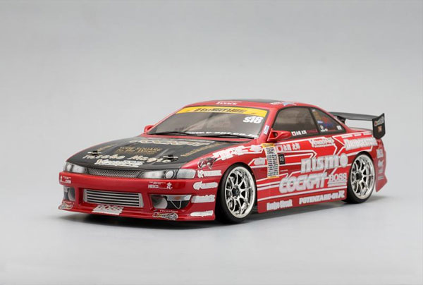 ドリフトカー用460 POWER S14 SILVIA ボディ(ライトデカル付)[ヨコモ