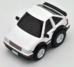 チョロQ zero Z-06f トヨタ カローラレビン GTアペックス(白/黒)