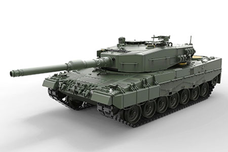【大得価豊富な】1/35 モンモデル ドイツ主力戦車 レオパルト 2A4 主力戦車（MBT）