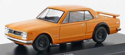 京商オリジナル 1/64 ニッサン スカイライン2000GT-R (KPGC10)オレンジ