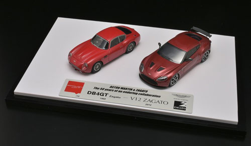 1/43 アストンマーチン V12ザガート ストリート ＆ DB4GTザガート