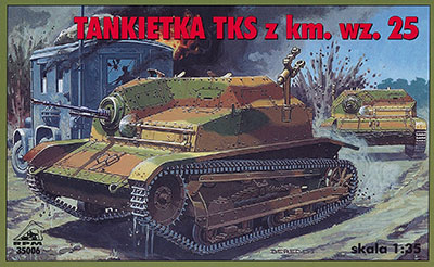 1/35 ポ軍・TKS豆戦車Mk.25機関銃搭載型 プラモデル（再販）[RPM