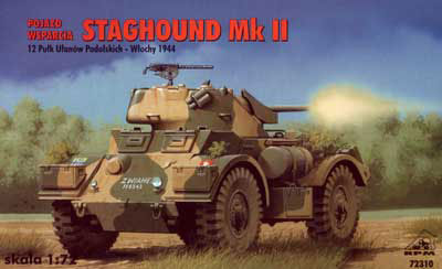 1/72 ポ軍・スタッグハウンドMk.II装甲車57mm プラモデル（再販）[RPM]《在庫切れ》