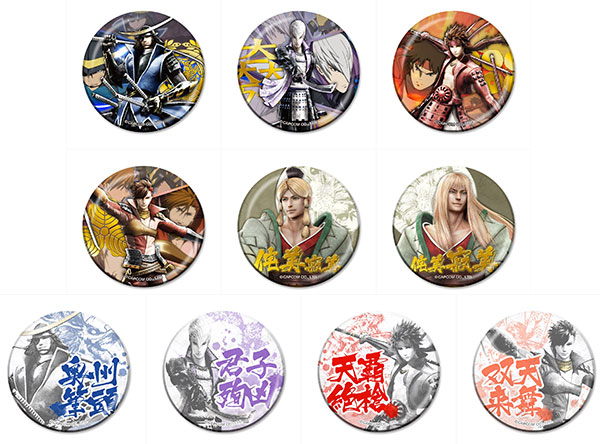 戦国BASARA4皇 武将缶バッジコレクション 10個入りBOX[カプコン]《在庫