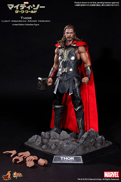 【中古】ムービー・マスターピース マイティ・ソー/ダーク・ワールド 1/6スケールフィギュア ソー(ライト・アーマー版)(トイサピエンス限定)[ホットトイズ]