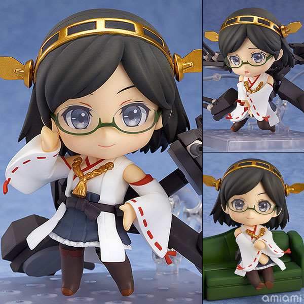 【中古】【特典】ねんどろいど 艦隊これくしょん -艦これ- 霧島（GOOD SMILE ONLINE SHOP予約特典 付）[グッドスマイルカンパニー]