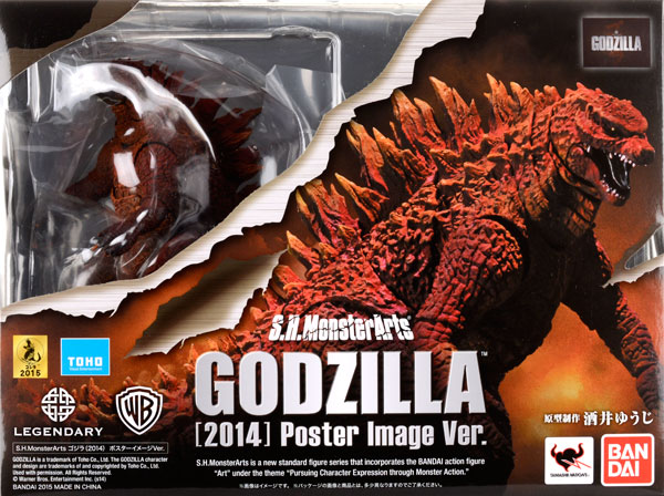 ▼▼BANDAI バンダイ S.H.Monster Arts/ゴジラ ポスターイメージVer. 開封品