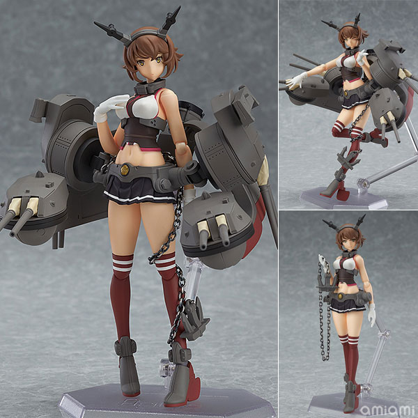 【中古】【特典】figma 艦隊これくしょん-艦これ- 陸奥（GOOD SMILE ONLINE SHOP予約特典 付）[マックスファクトリー]