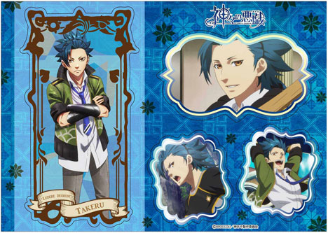 神々の悪戯 A4サイズステッカー 尊[キャラアニ]《在庫切れ》