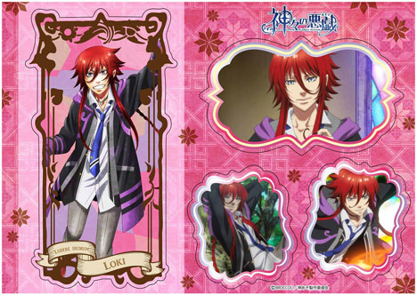 神々の悪戯 A4サイズステッカー ロキ[キャラアニ]《在庫切れ》