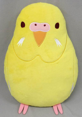 コトリコレクション セキセイインコ クッション イエロー[セキグチ