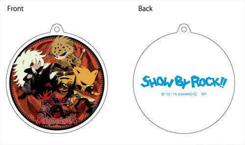 SHOW BY ROCK！！ リフレクションキーホルダー シンガンクリムゾンズ