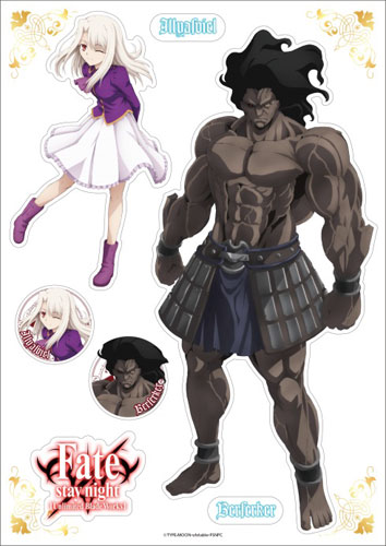 Fate/Stay night きゃらぺた イリヤ+バーサーカー Sサイズ[イー
