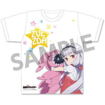 世界征服 謀略のズヴィズダー 描き下ろし抱きつかれTシャツ 星宮ケイト Mサイズ[ホビーストック]《在庫切れ》