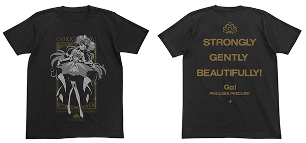 Go！プリンセスプリキュア キュアトゥインクルTシャツ/ブラック-S[コスパ]《在庫切れ》