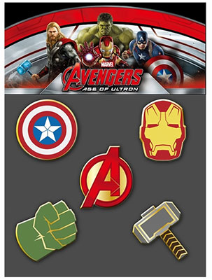 アベンジャーズ ホットトイズ　フィギュア ピンバッジ　セット Amazon.com: 【ムービー・マスターピース】『アベンジャーズ
