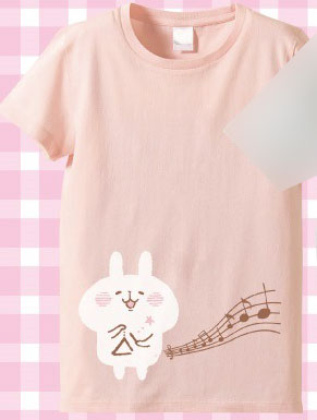 カナヘイの小動物 Tシャツ/うさぎ Men’s(M)ライトピンク[ドリームラッシュ]《在庫切れ》