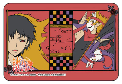 神様はじめました 神はじ 巴衛 ICカードケース 神様はじめました◎「パスケース」 デザインC(露仁＆菊紋
