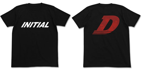 新劇場版「頭文字D」 INITIAL D Tシャツ/ブラック-M[コスパ