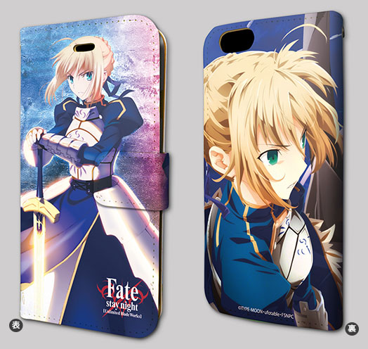 手帳型スマホケース Fate Stay Night セイバー Iphone5 5s用 A3 在庫切れ