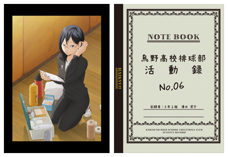 ハイキュー 烏野高校排球部活動録 No 06 清水潔子ver 田中龍之介 代筆ver エフドットハート 在庫切れ