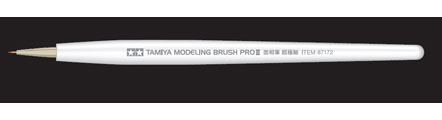 メイクアップ材 No.172 タミヤ モデリングブラシPROII 面相筆 超極細[タミヤ]《発売済・在庫品》