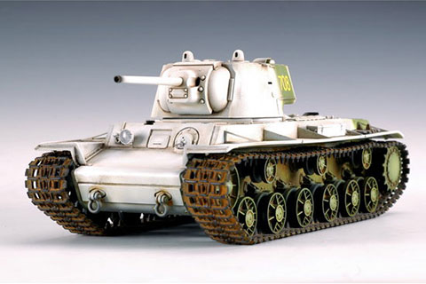 1/35 ソビエト軍 KV-1重戦車 1942 プラモデル[トランペッターモデル