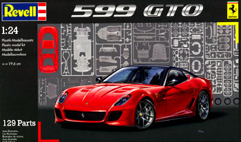 1/24 フェラーリ 599 GTO プラモデル[ドイツレベル]《在庫切れ》