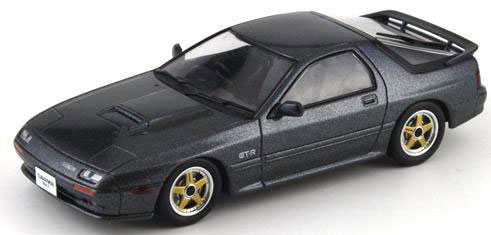 京商オリジナル 1/43 マツダ サバンナ RX-7(FC3S)GT-R マツダ スピードホイール(シャドウシルバー)  ※グレーメタリック[京商]《在庫切れ》