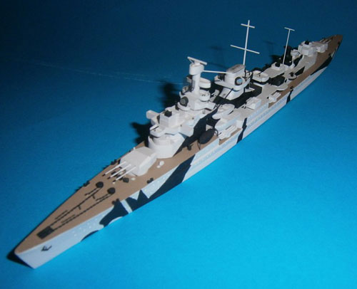 1/700 独・軽巡洋艦ニュルンベルク・1943年 レジンキット[ROP