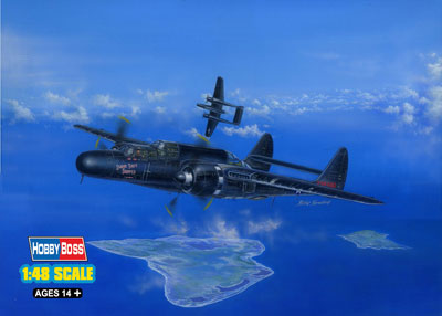 1/48 エアクラフト シリーズ P-61B ブラックウィドウ プラモデル[ホビーボス]《在庫切れ》