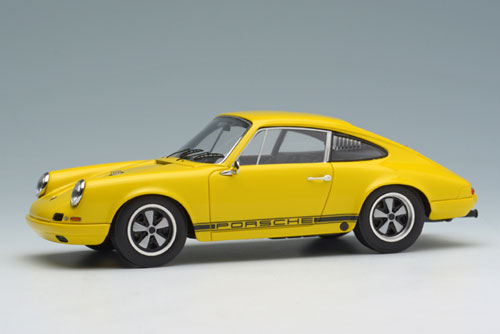 1/43 ポルシェ 911R 1967 イエロー/ブラックストライプ[ヴィジョン