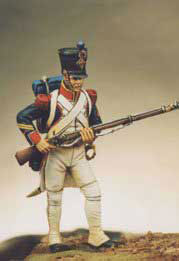 54mm ナポレオニック ヴァグラムの戦い(1809.JULY)小銃手1（再販）[ニムロッド]《在庫切れ》