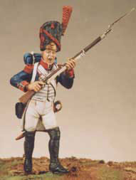 54mm ナポレオニック ヴァグラムの戦い(1809.JULY)小銃手3（再販）[ニムロッド]《在庫切れ》