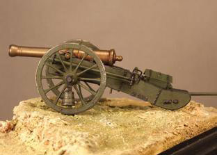 54mm ナポレオニック 12ポンド・グリボーバル野砲（再販）[ニムロッド]《在庫切れ》