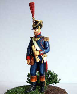 54mm ナポレオニック ヴァグラムの戦い(1809.JULY)命令書を持つ中佐（再販）[ニムロッド]《在庫切れ》