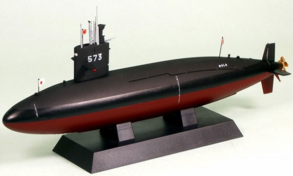 1/350 スカイウェーブシリーズ 海上自衛隊潜水艦 SS-573 ゆうしお スペシャル プラモデル