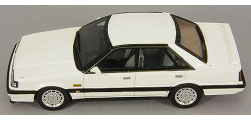 1/43 日産 スカイライン 4ドアハードトップ GTパサージュ ツインカム24Vターボ 1987年 クリスタルホワイト[CAM＠]《在庫切れ》