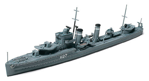 【中古】1/700 ウォーターラインシリーズ イギリス海軍駆逐艦 E級 プラモデル[タミヤ]