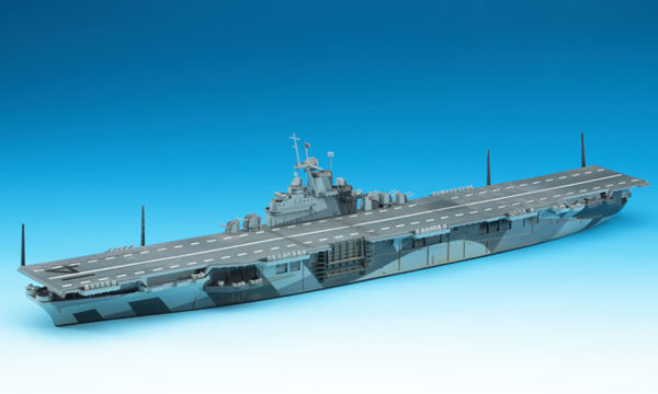 1/700 ウォーターライン アメリカ 航空母艦 タイコンデロガ プラモデル