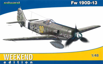プラモデル完成機　1/48　フォッケウルフ(1) ウイークエンド 1/48 フォッケウルフ Fw190D-13 プラモデル