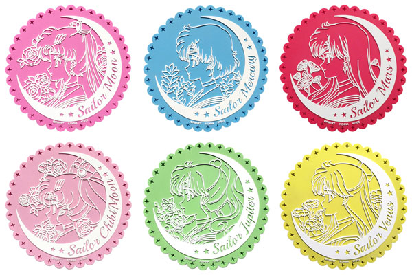 セーラームーンCrystal ラバーコースター 6個入りBOX[プレックス