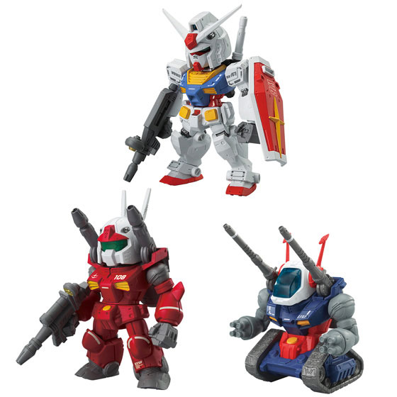 FW GUNDAM CONVERGE：CORE 連邦軍3体セット [バンダイ]